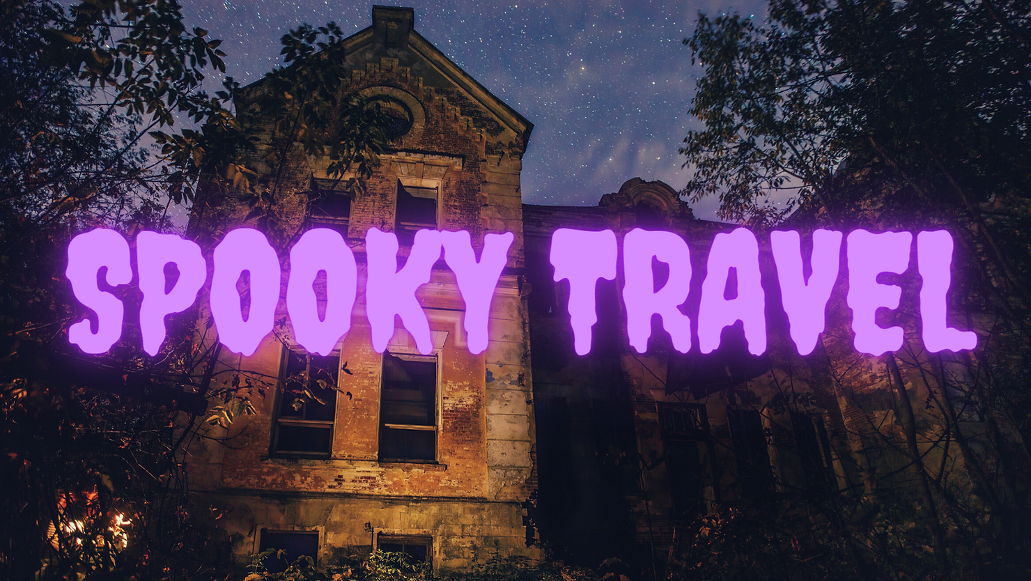 spooky travel facebook group cover image