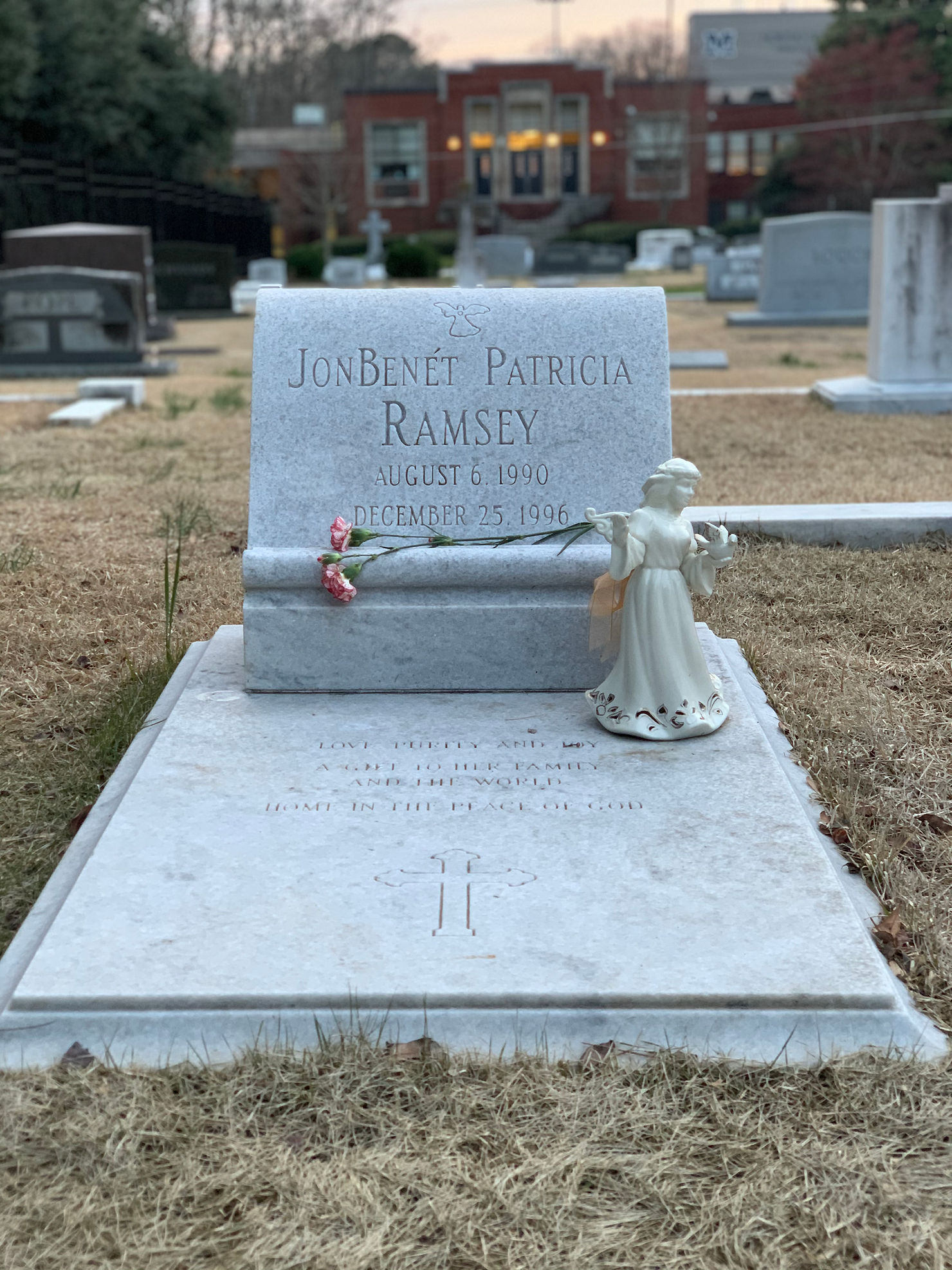 JonBenet Ramsey's grave located in Marietta, Georgia